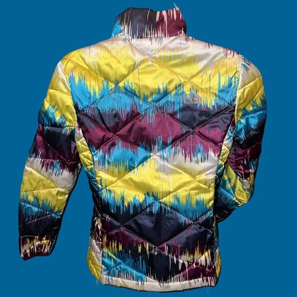 Youth The North Face 550 Fill Goose-down Puffer Coat Size Large 14/16 - Picture 6 of 9